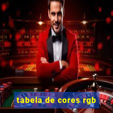 tabela de cores rgb